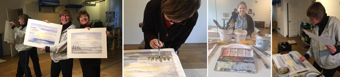 Aquarelworkshop voor twee